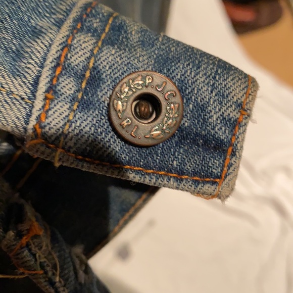 Vintage Ralph Lauren Polo Denim Jacket -Sz Lg. - Picture 9 of 10